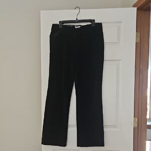 Tommy Hilfiger Black Velour Pants